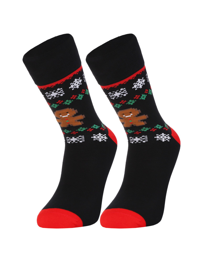 Skarpetki długie - Skarpetki długie męskie świąteczne bawełniane 3-pak WIELOKOLOROWY  - produkt moraj.pl 4