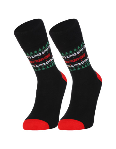 Skarpetki długie - Skarpetki długie męskie świąteczne bawełniane 3-pak WIELOKOLOROWY - produkt 6