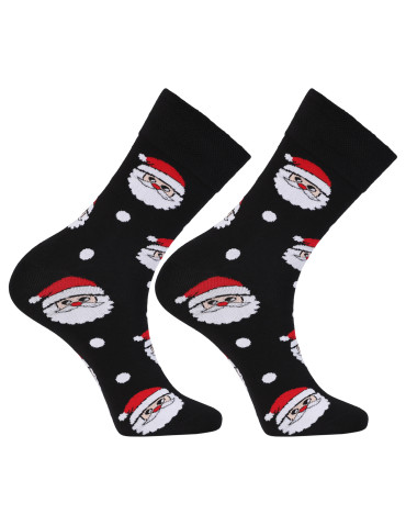 Skarpetki męskie świąteczne długie z motywem Mikołaja 3-pak  - produkt 2