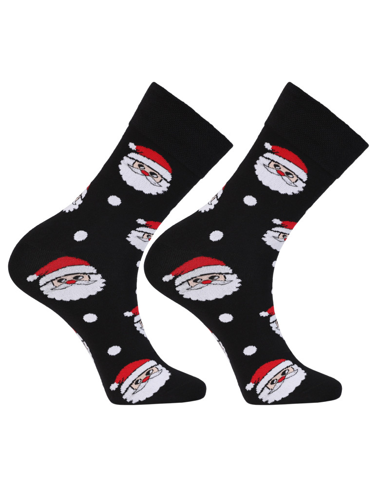 Skarpetki długie - Skarpetki męskie świąteczne długie z motywem Mikołaja 3-pak WIELOKOLOROWY  - produkt moraj.pl 2