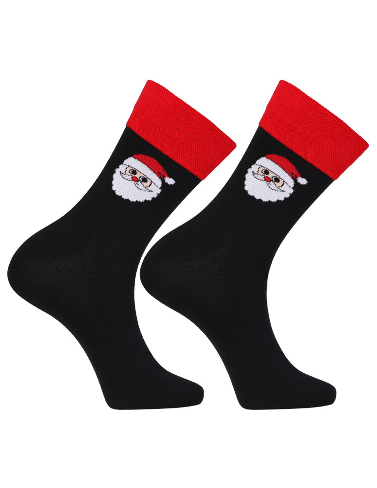 Skarpetki długie - Skarpetki męskie świąteczne długie z motywem Mikołaja 3-pak WIELOKOLOROWY  - produkt moraj.pl 4