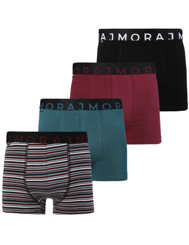 Bokserki męskie bawełniane o klasycznym kroju 4-pak