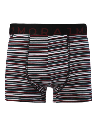 Bokserki dopasowane - Bokserki męskie bawełniane o klasycznym kroju 4-pak WIELOKOLOROWY - produkt 4