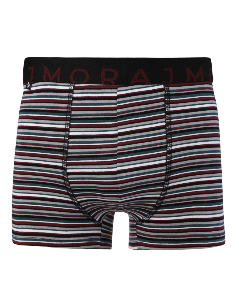 Bokserki dopasowane - Bokserki męskie bawełniane o klasycznym kroju 4-pak WIELOKOLOROWY - produkt moraj.pl 4