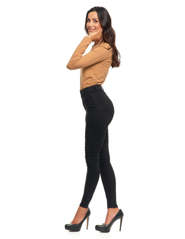 Spodnie damskie skinny z wysokim stanem  - produkt 2