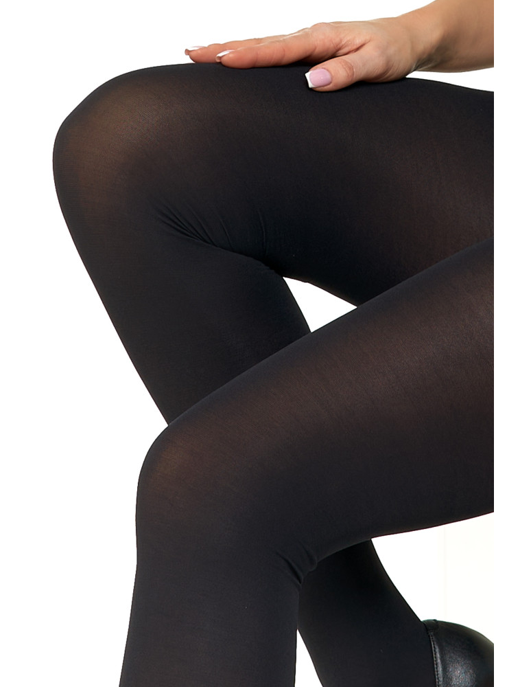 Rajstopy damskie - Rajstopy damskie microfibra 100 DEN CZARNY  - produkt moraj.pl 3