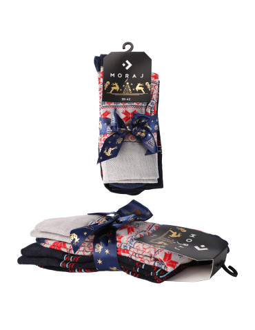 Zestaw męskich skarpetek świątecznych norweskie wzory 2-pak - produkt 2