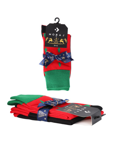 Zestaw męskich skarpetek świątecznych w choinki 2-pak - produkt 2