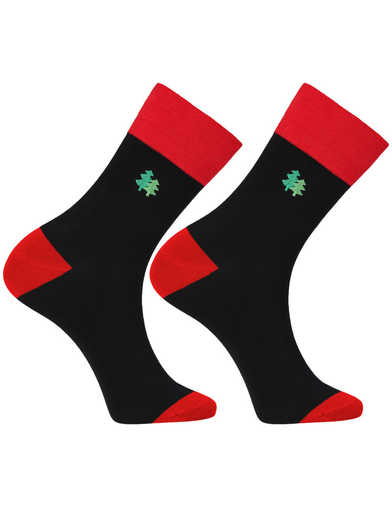 Kategorie produktów - Zestaw męskich skarpetek świątecznych w choinki 2-pak WIELOKOLOROWY  - produkt moraj.pl 3