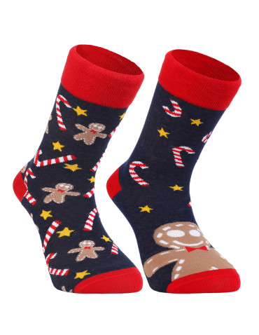 Skarpetki świąteczne nie do pary w ciasteczka