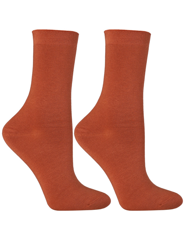 Skarpetki długie - Damskie skarpetki długie z bezuciskowym ściągaczem 3-pak WIELOKOLOROWY - produkt moraj.pl 4