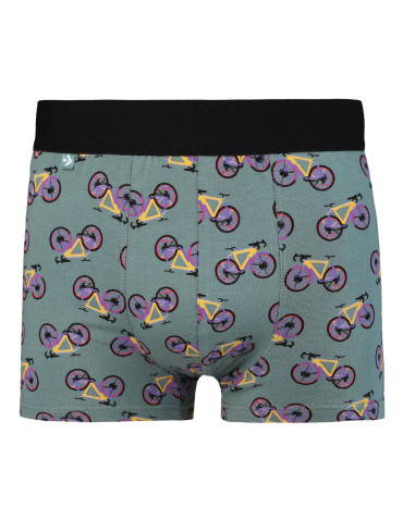 Bokserki dopasowane - Zestaw bokserki męskie dopasowane bawełniane zabawne 2-pak WIELOKOLOROWY - produkt 3