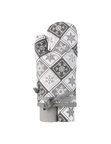 Świąteczny zestaw kuchenny w odcieniach szarości