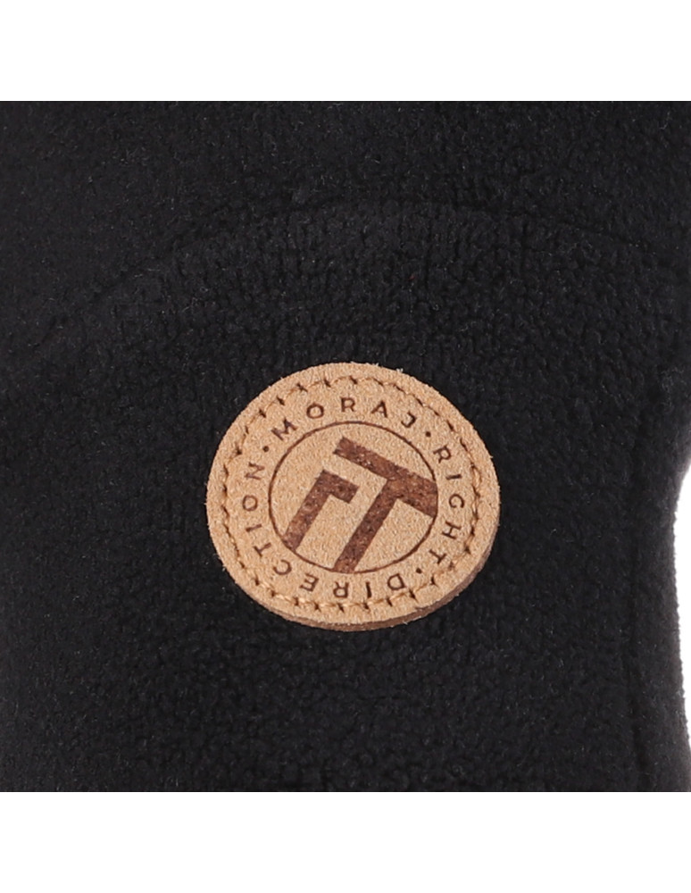 Rękawiczki damskie - Damskie rękawiczki polarowe CZARNY - produkt moraj.pl 2