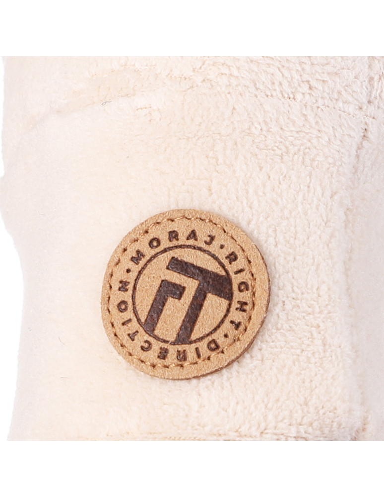 Rękawiczki damskie - Damskie rękawiczki polarowe BEŻOWY - produkt moraj.pl 2