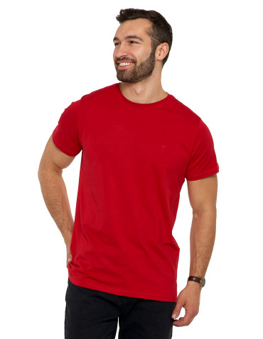 Koszulka męska T-shirt bawełniana Premium okrągły dekolt