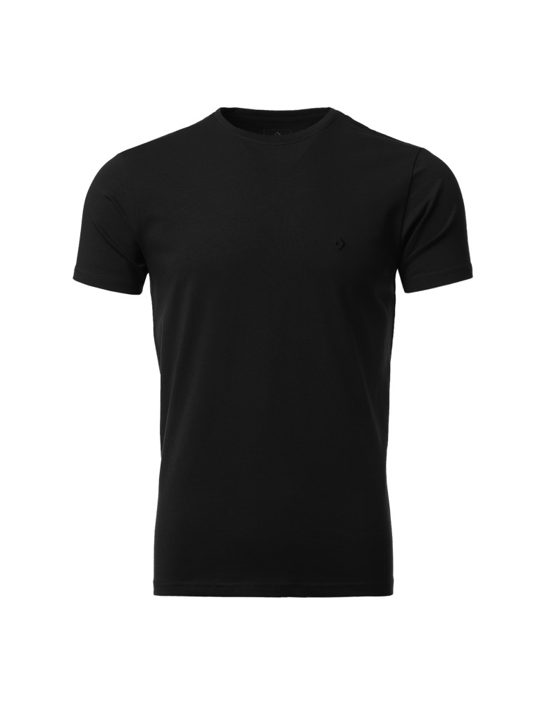 Koszulki i Tank Topy - Koszulka męska T-shirt bawełniana Premium okrągły dekolt CZARNY - produkt moraj.pl 8