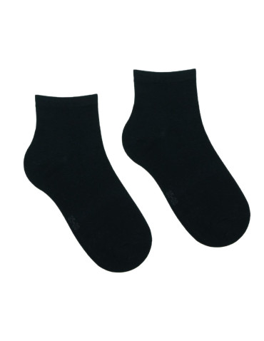 Skarpety damskie za kostkę bawełniane bez wzoru 3-pak