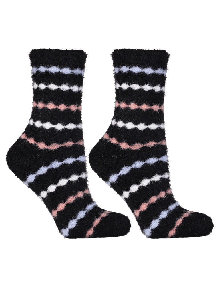 Skarpetki długie - Ciepłe damskie skarpetki długie alpaka 3-pak WIELOKOLOROWY - produkt moraj.pl 2