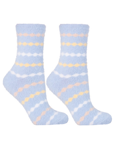 Skarpetki długie - Ciepłe damskie skarpetki długie alpaka 3-pak WIELOKOLOROWY - produkt 4