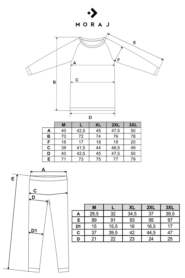 Termoaktywna bielizna męska komplet Termoaktywna bielizna męska komplet