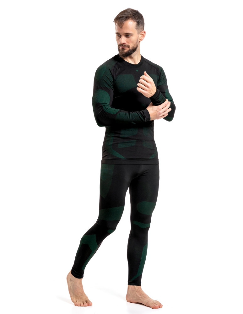 Bielizna termoaktywna - Termoaktywna bielizna męska komplet ZIELONY - produkt moraj.pl 2