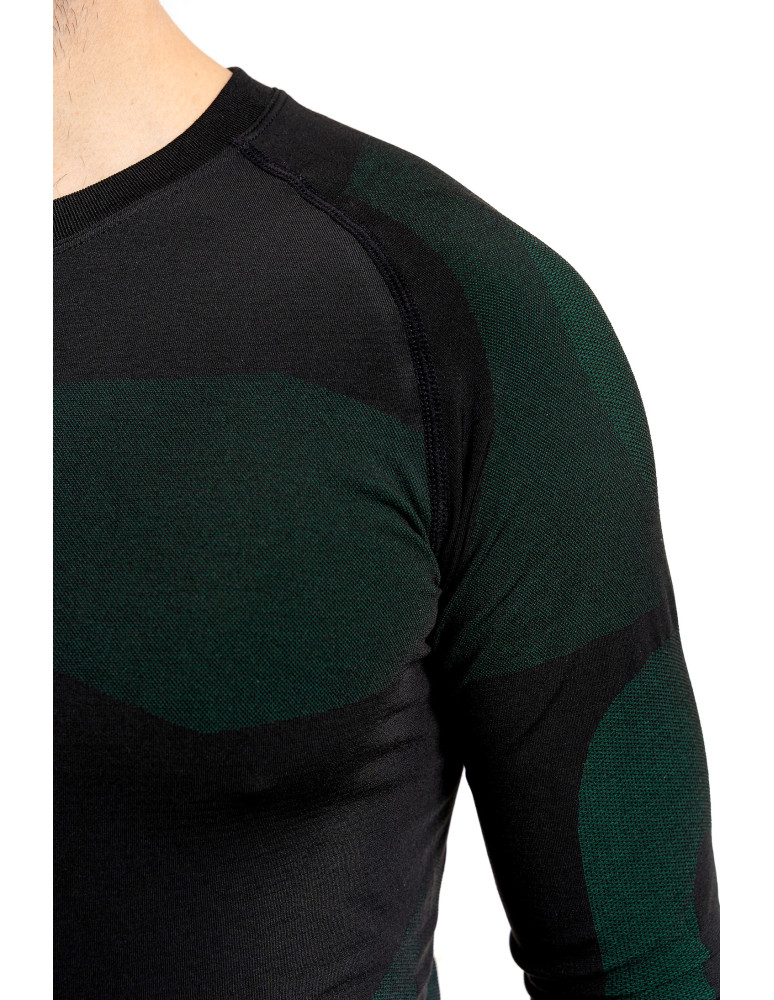 Bielizna termoaktywna - Termoaktywna bielizna męska komplet ZIELONY - produkt moraj.pl 5