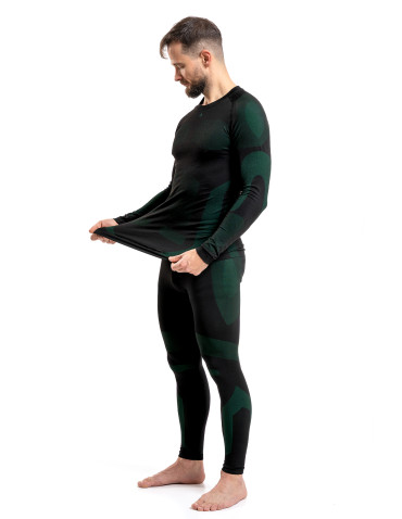 Bielizna termoaktywna - Termoaktywna bielizna męska komplet ZIELONY - produkt 9