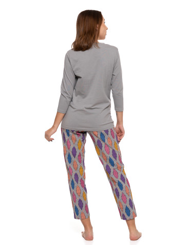 Piżama damska dwuczęściowa Plus Size w motyw łapacza snów  - produkt 2