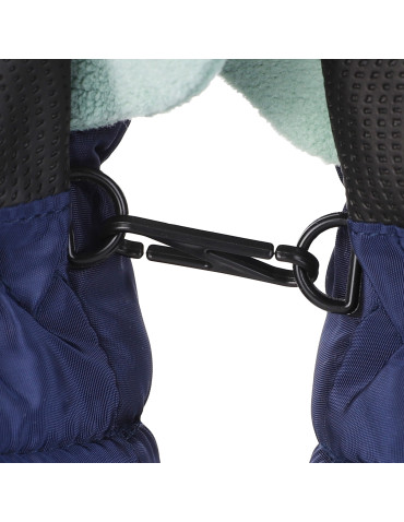 Rękawiczki - Rękawiczki zimowe dziecięce jednopalczaste w dinozaury NIEBIESKI - produkt 3