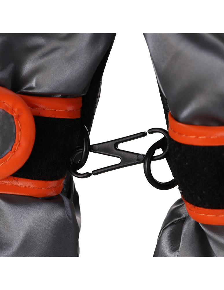 Rękawiczki - Zimowe rękawiczki dziecięce jednopalczaste z motywem misia SREBRNY - produkt moraj.pl 2