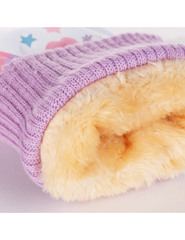 Dziecięce zimowe rękawiczki z motywem jednorożca  - produkt 2