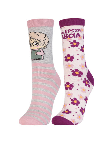 Zestaw skarpetek damskich Najlepsza Babcia 2-pak - produkt 2