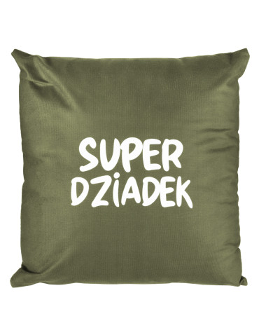 Poduszka dekoracyjna Super Dziadek na prezent