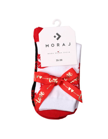 Damskie skarpetki walentynkowe w usta 2-pak  - produkt 2