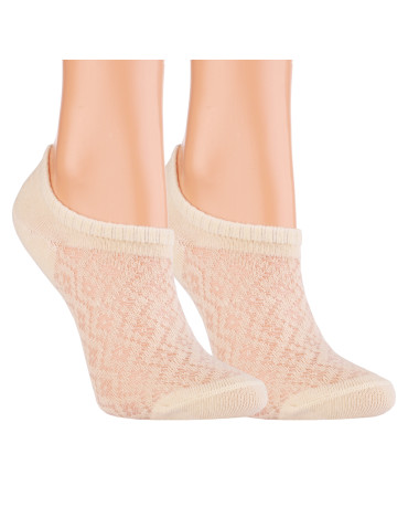 Niskie stopki - Damskie skarpetki ażurowe niskie stopki 3-pak WIELOKOLOROWY - produkt 4