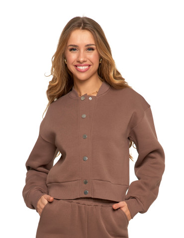 Damska bluza bomberka ocieplana z napami