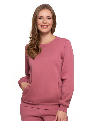 Damska bluza ocieplana z kieszeniami