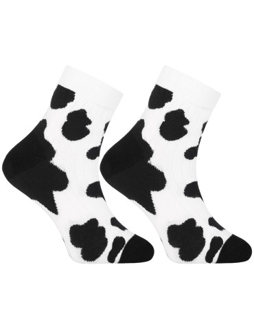 Dziecięce skarpetki za kostkę w krówkę 3-pak  - produkt 2