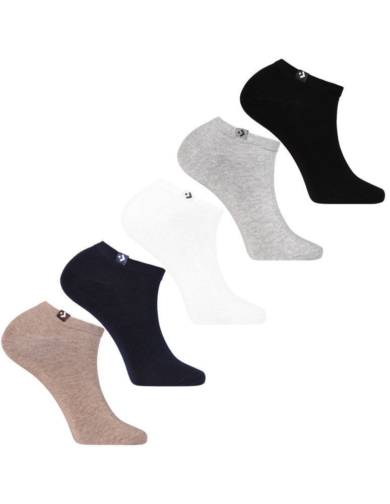 Stopki - Męskie skarpetki stopki w klasycznych kolorach 10-pak WIELOKOLOROWY - produkt moraj.pl 7