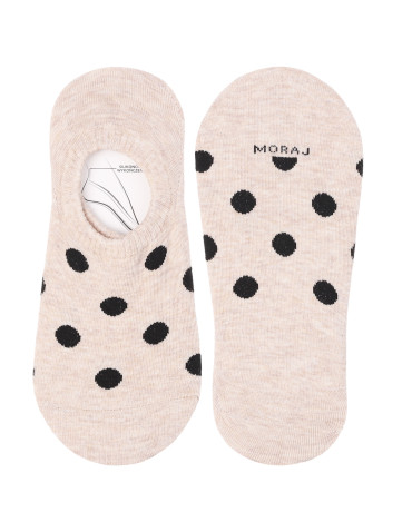 Damskie skarpetki niskie stopki w grochy 12-pak - produkt 2