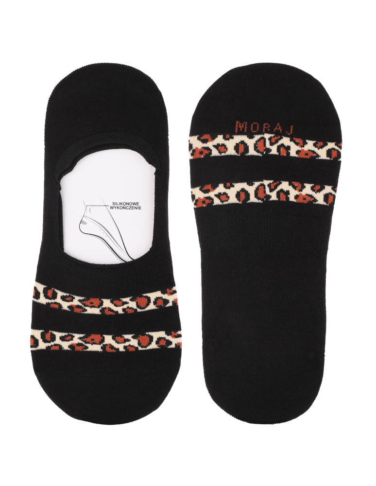 Niskie stopki - Skarpetki damskie niskie stopki z panterkowym wzorem 12-pak WIELOKOLOROWY - produkt moraj.pl 2
