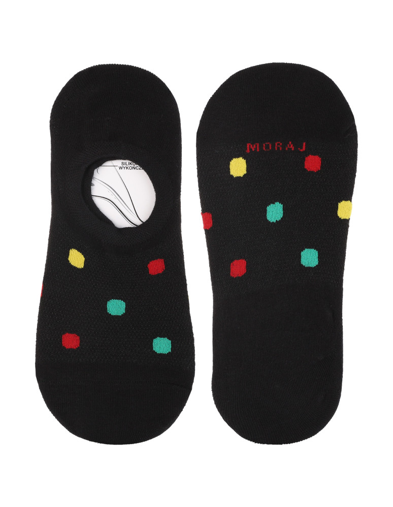 Niskie stopki - Damskie skarpetki stopki niskie w kolorowe kropki 12-pak WIELOKOLOROWY - produkt moraj.pl 2