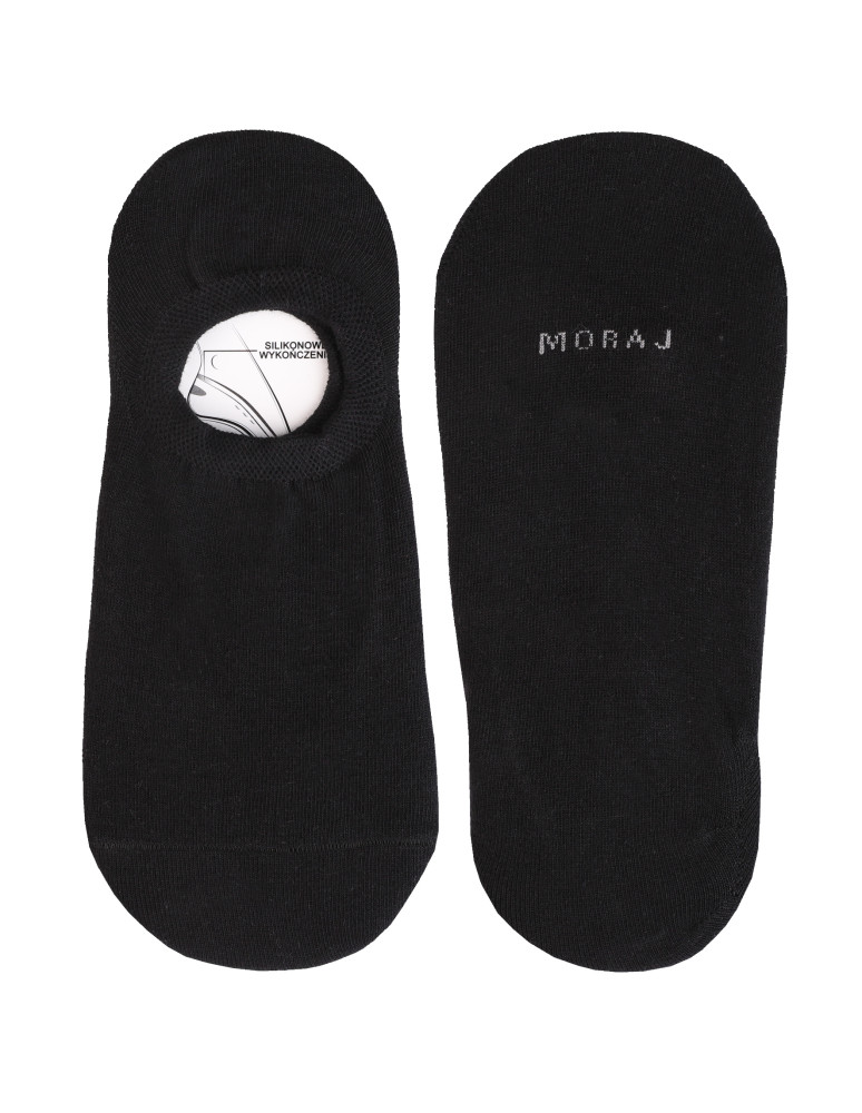 Niskie stopki - Skarpetki damskie stopki czarne w panterkę i paski 3-pak WIELOKOLOROWY  - produkt moraj.pl 3