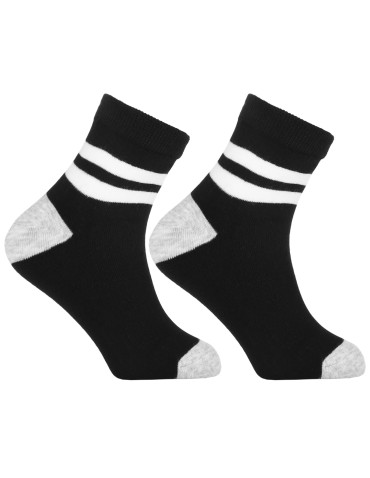 Za kostkę - Chłopięce skarpetki za kostkę z motywem piłkarskim 3-pak WIELOKOLOROWY - produkt 4