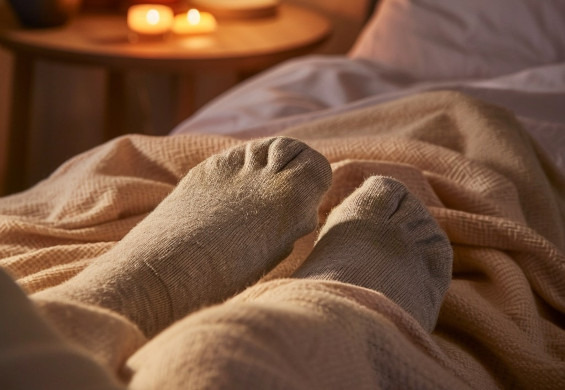 Czy spać w skarpetkach? Sprawdź, czy to jest zdrowe!