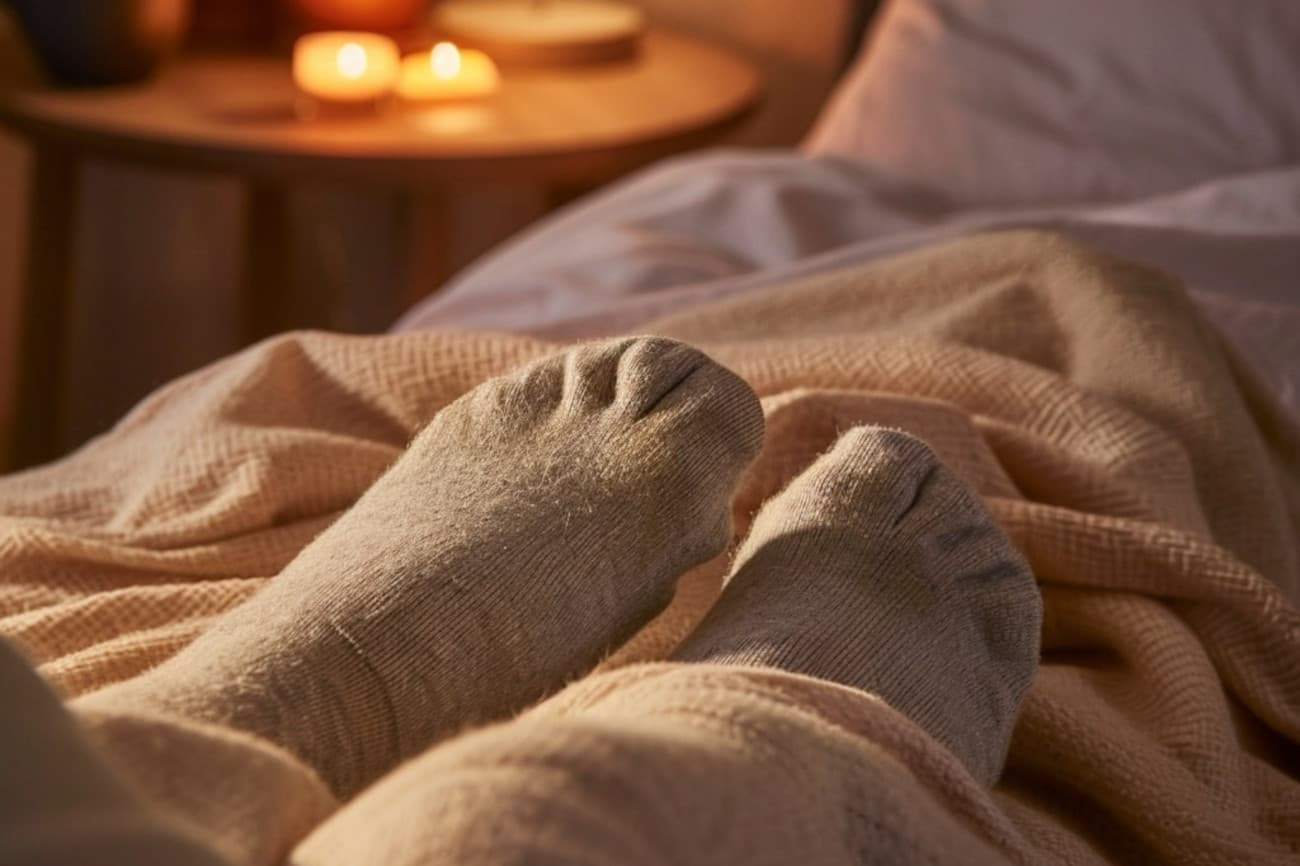 Czy spać w skarpetkach? Sprawdź, czy to jest zdrowe! Czy spać w skarpetkach? Sprawdź, czy to jest zdrowe!