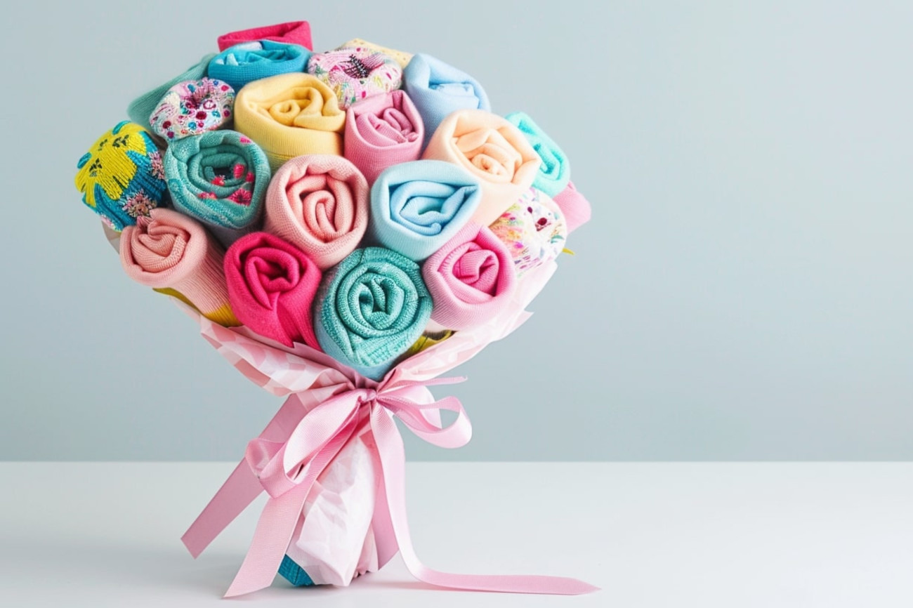 Jak zrobić bukiet ze skarpetek? Zabawny pomysł na prezent na Dzień Kobiet